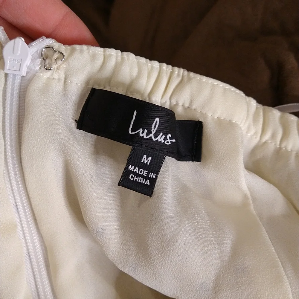 Lulu's Subtle Sophistication Open Back Halter Crepe Jumpsuit - Picture 3 of 4